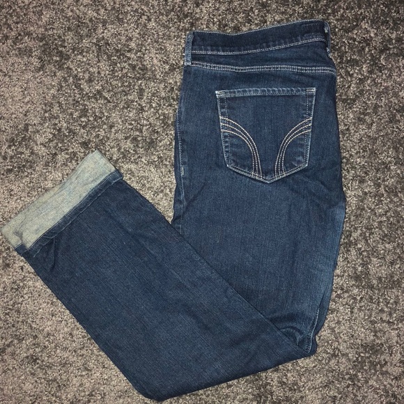 Dark Wash Hollister Jeans - Picture 2 of 5
